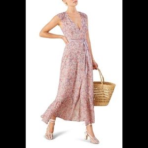 Reformation Haven Wrap Maxi Dress